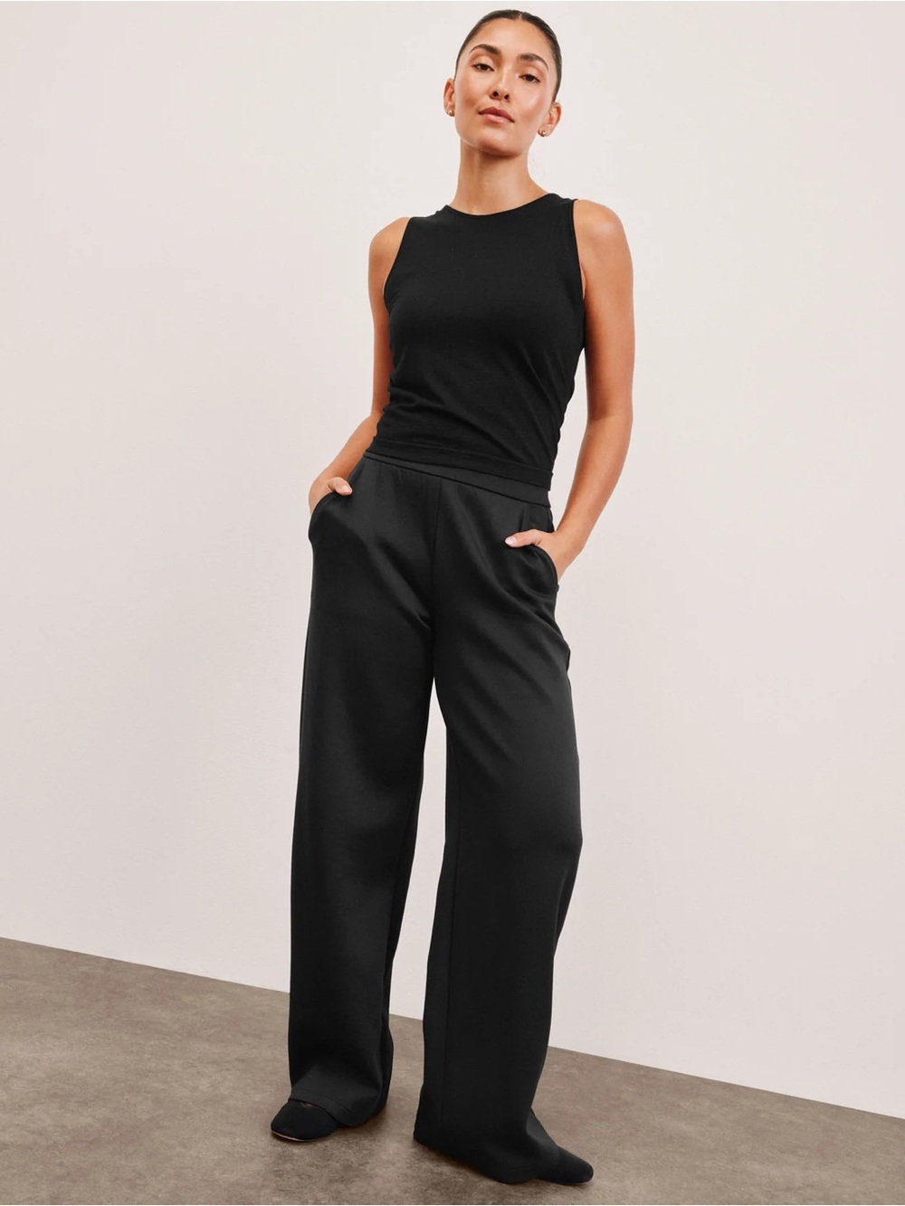 Beyond Yoga In The Flow Wide Leg Pant Medium
